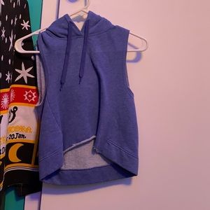 Super cute and super soft tank top with hoodie